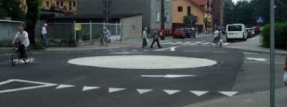 Nowe rondo w okolicy wiaduktu