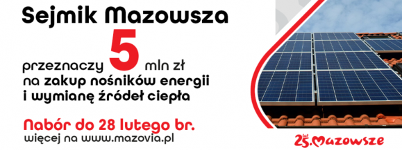 Mazowsze pomoże w wymianie źr&oacute;deł ciepła. Gminy mogą otrzymać nawet 300 tys. zł