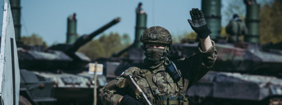 Siedleccy terytorialsi w przeprawie przez Bug