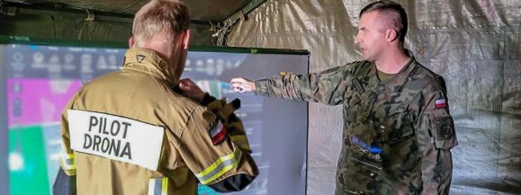 TERYTORIALSI, POLICJANCI I STRAŻACY  W AKCJI POSZUKIWAWCZO-RATOWNICZEJ