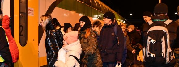Pociąg humanitarny Mazowsza przywiózł 550 Uchodźców