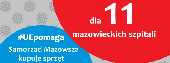 #UEpomaga Szpitale na Mazowszu z nowym sprzętem