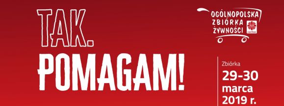 Caritas startuje ze zbi&oacute;rką żywności 