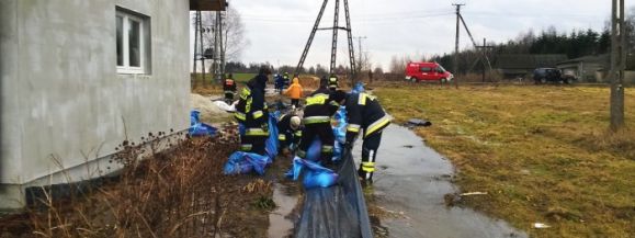 Zalania i podtopienia w gminie Siedlce