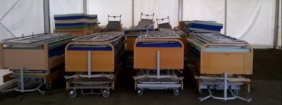 VII transport ł&oacute;żek rehabilitacyjnych ze Szwajcarii