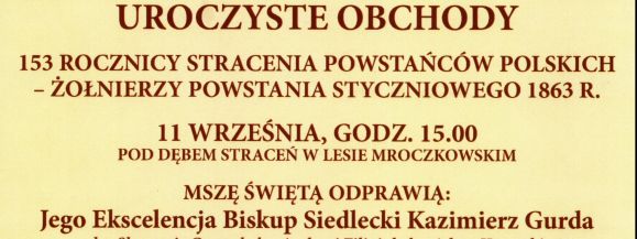 Pamięci powstańc&oacute;w