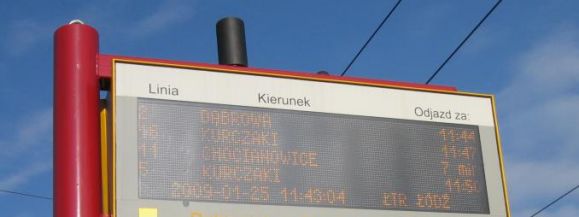 Nowe tablice świetlne z rozkładami autobusów pomogą pasażerom Siedlec