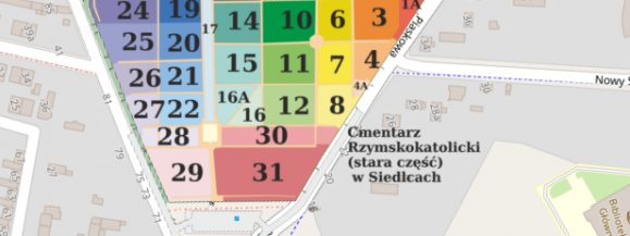 Znajdź grób na siedleckim cmentarzu przez internet