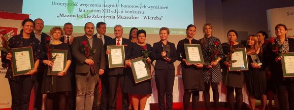 LAUREACI XIII EDYCJI KONKURSU „MAZOWIECKIE ZDARZENIE MUZEALNE – WIERZBA” NAGRODZENI