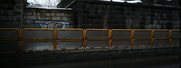 Nowe bariery przeciwbłotne pod "Mostem Łukowskim"