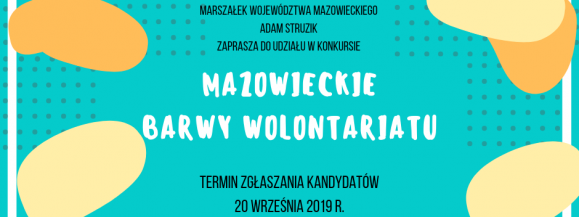 WOLONTARIUSZE Z MAZOWSZA, POKAŻCIE SIĘ!