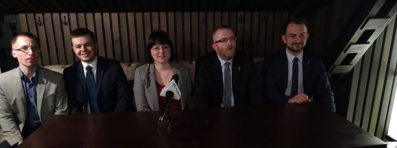Kaja Godek i Grzegorz Braun w Siedlcach (film)