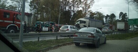 Wypadek na drodze krajowej nr 2