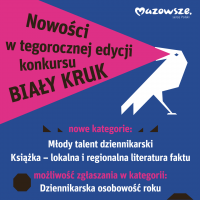 Ostatnie dni na zgłoszenia do &bdquo;Białego Kruka". W tym roku nowe kategorie!