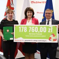 Prawie 280 tys. zł dla powiatu garwolińskiego i gminy Przesmyki
