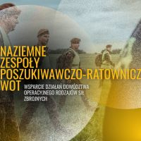 Naziemny Zespół Poszukiwawczo-Ratowniczy 5 Mazowieckiej Brygady Obrony Terytorialnej prowadzi działania
